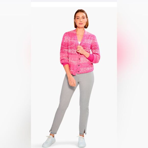 Nic+Zoe New gray slim fitting denim jeans ankle length pullon NWT stretch sz 4 - Picture 2 of 12